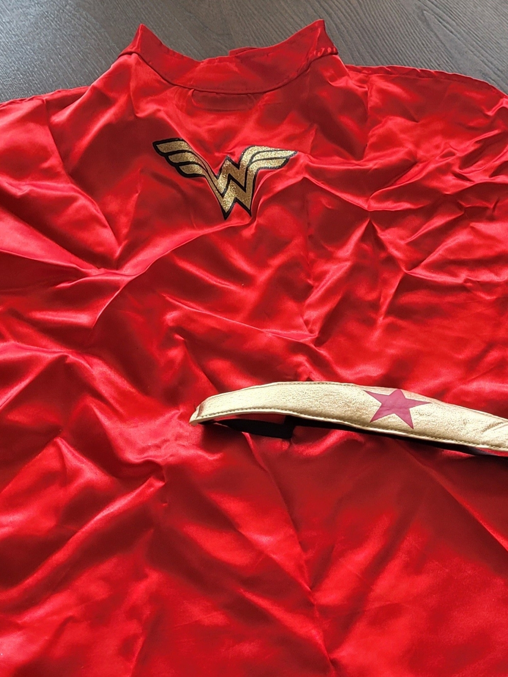 Wonder Woman Kids Costume Cape and Headband